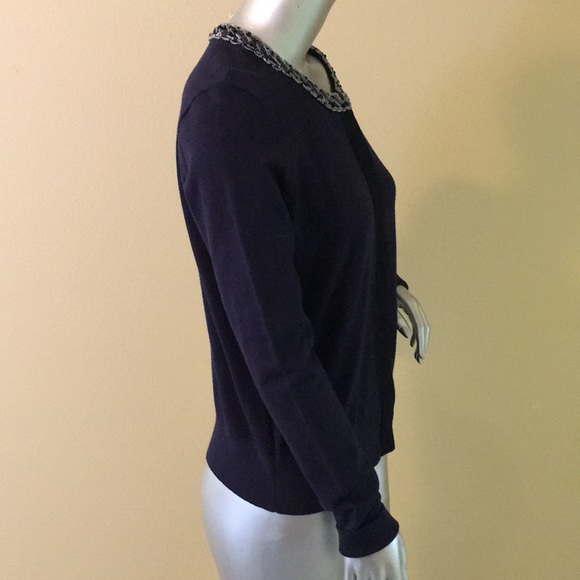 Cabi formal cardigan sequin bead details - Picture 7 of 15